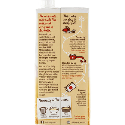 Vitasoy Oat Milk 1l