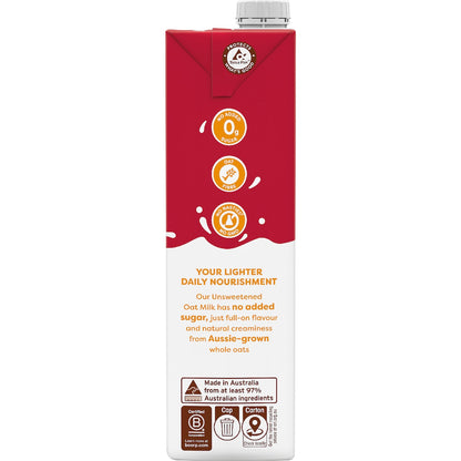 Vitasoy Unsweetened Oat Long Life Milk Uht 1l