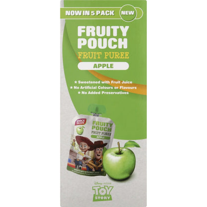 Snacktacular Fruity Pouch Puree Apple 90g x 5 pack