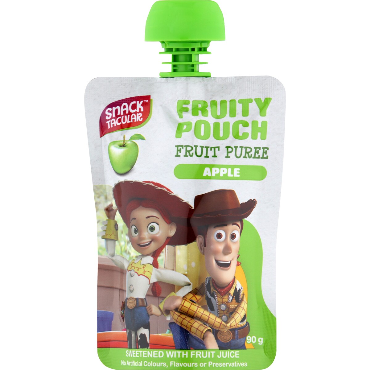 Snacktacular Fruity Pouch Puree Apple 90g x 5 pack