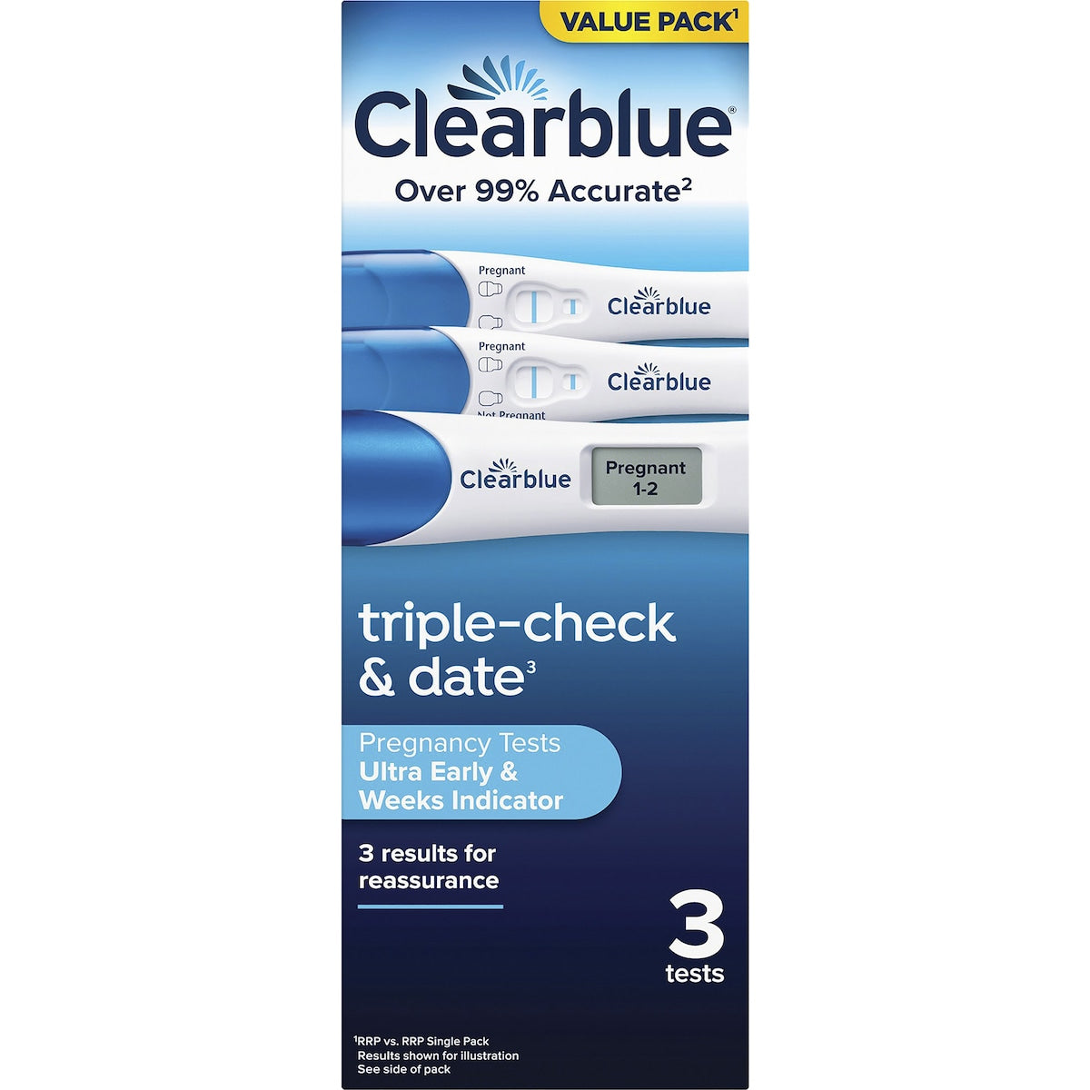 Clearblue Pregnancy Test Combo 3 Pack
