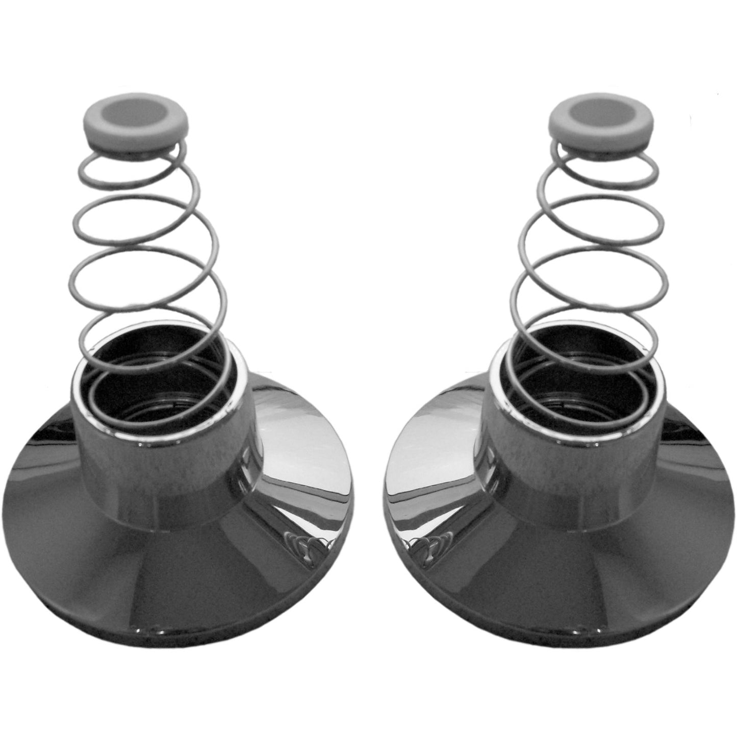 Shaw Mason Wall Flange - 165 x 65mm - Chrome - 2 Pack