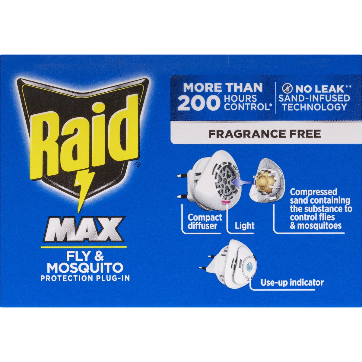 Raid Max Fly & Mosquito Protection Electric Plug-in Each