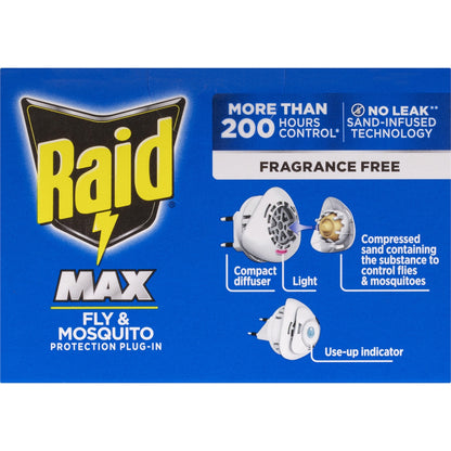 Raid Max Fly & Mosquito Protection Electric Plug-in Each
