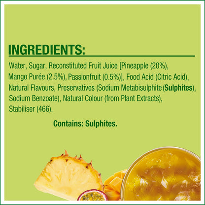Golden Circle Cordials Pine Mango Passion Cordial 2l