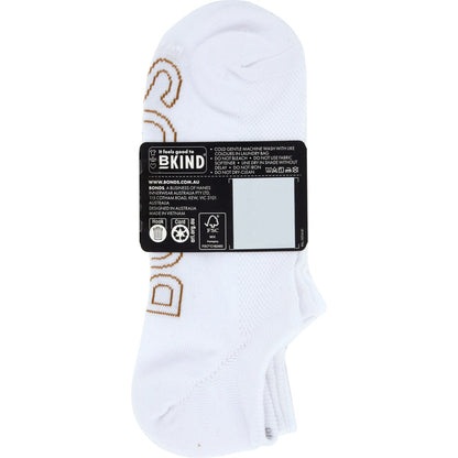 Bonds Lightweight No Show Mens Socks Size 6-10 4 Pack