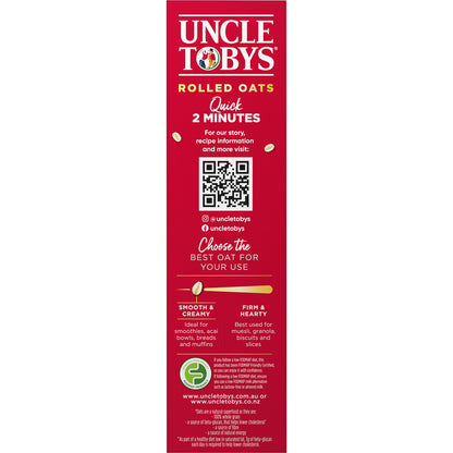 Uncle Tobys Oats Quick Oats Porridge Porridge 500g