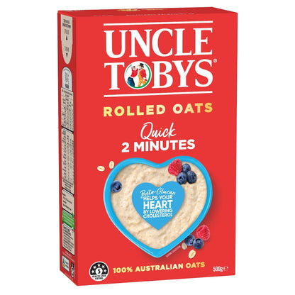 Uncle Tobys Rolled Oats Quick Porridge 500g