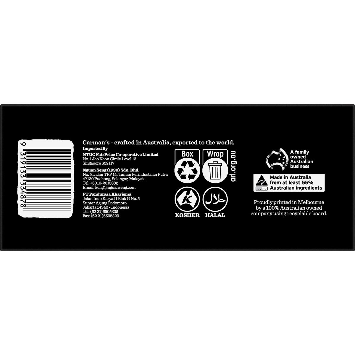 Carmans Muesli Bars Classic Fruit & Nut Value 12 pack