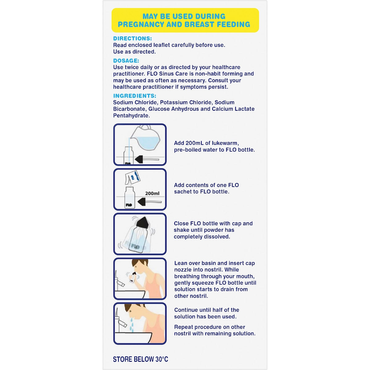 Flo Sinus Care Starter Kit With 12 Sachets & Bottle Each