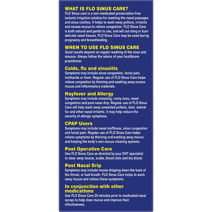 Flo Sinus Care Starter Kit With 12 Sachets & Bottle Each