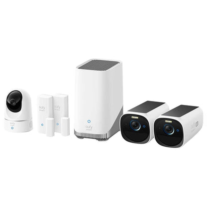 Eufy Security Indoor Outdoor Home Security Bundle EUFYBNDL002 White