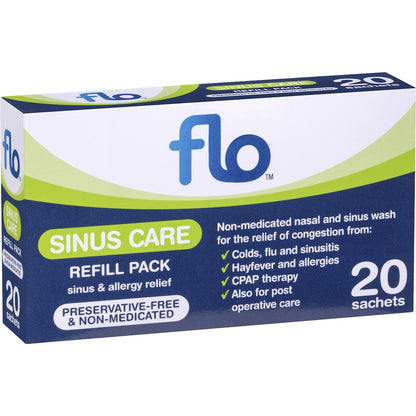 Flo Sinus Care Refill Sachets 20 Pack