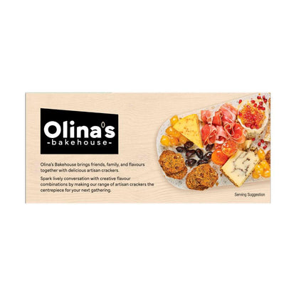 Olina's Bakehouse Gluten Free Artisan Crackers Cranberry & Pumpkin Seed - 100g