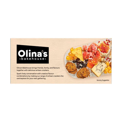 Olina's Bakehouse Gluten Free Artisan Crackers Fig & Sunflower Seed - 100g