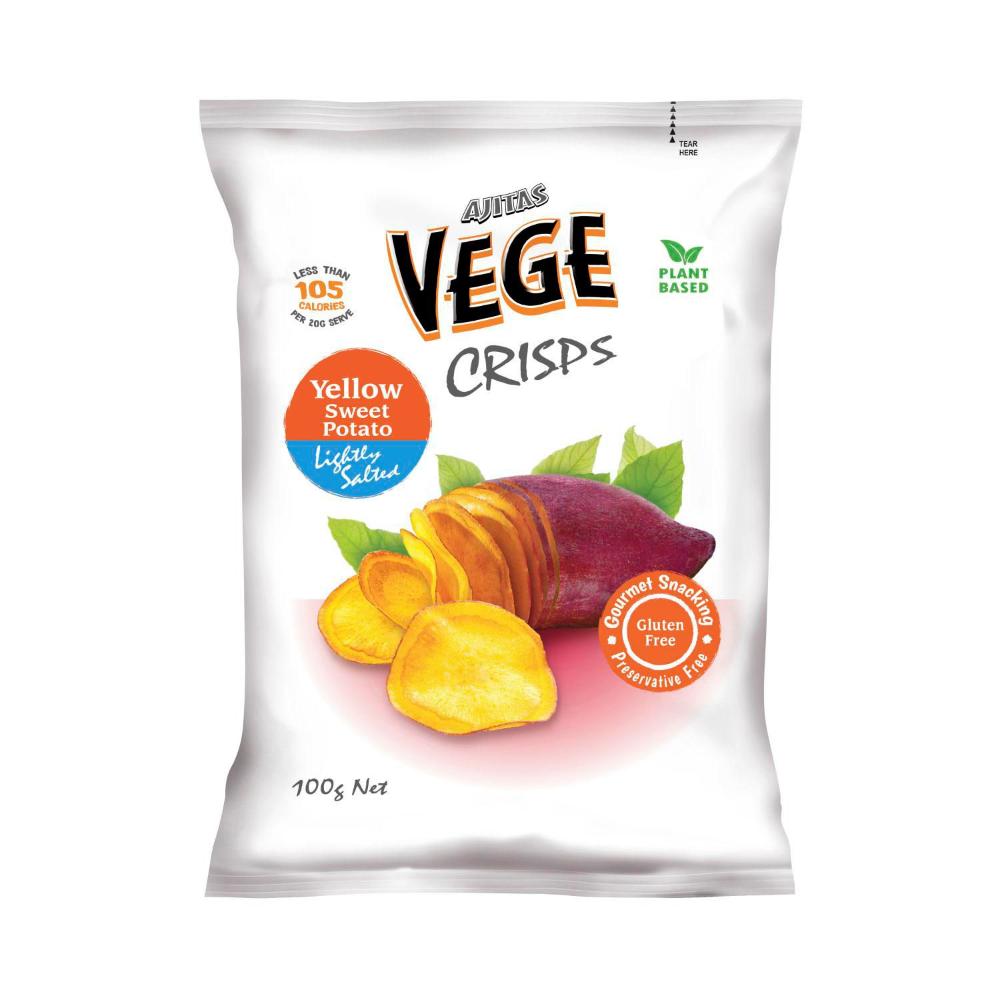 Vege Chips Deli Crisps Yellow Sweet Potato - 100g