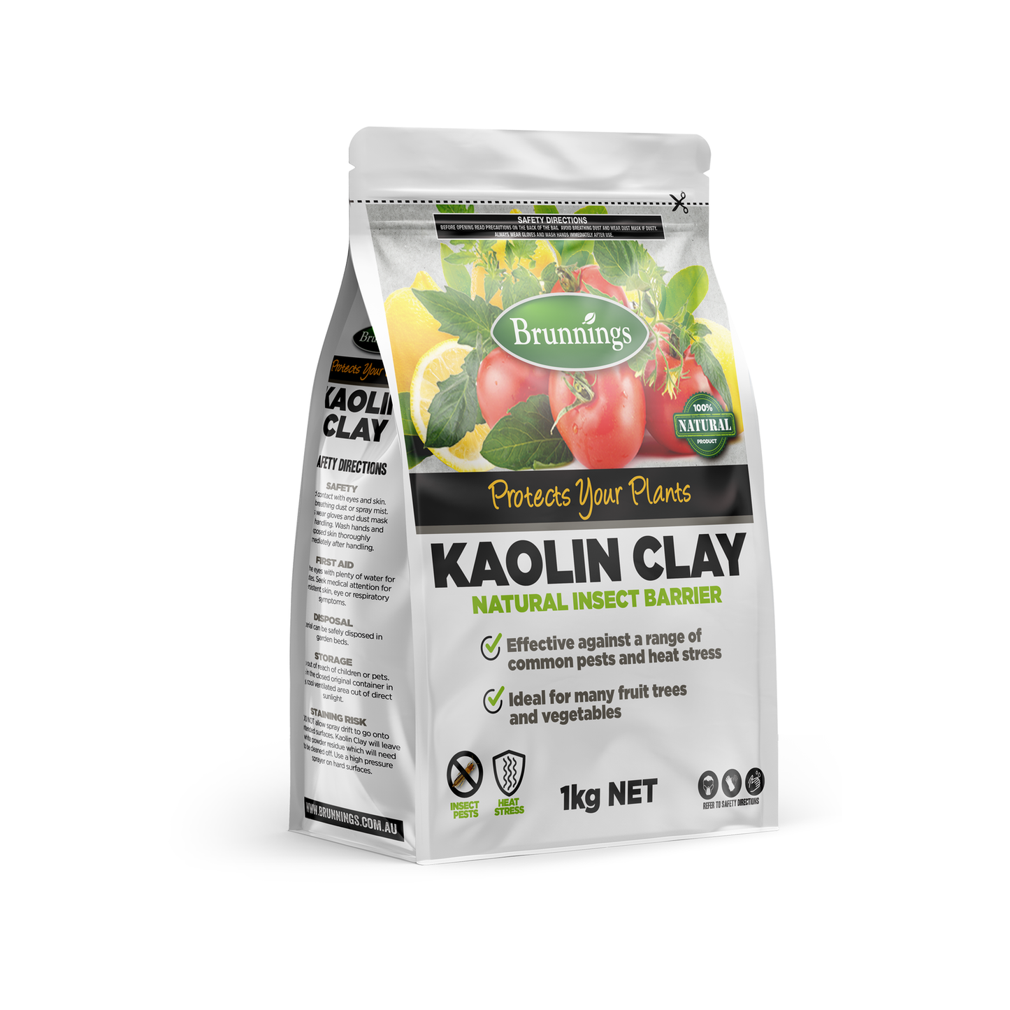 Brunnings Kaolin Clay - 1kg
