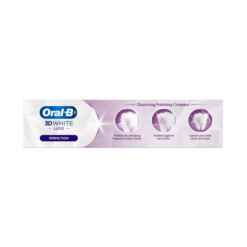 Oral B 3dwhite Luxe Perfection Whitening Toothpaste - 95g