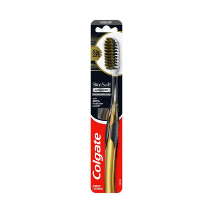 Colgate Slim Soft Advanced Charcoal Ultra Soft Toothbrush - 1 Pack