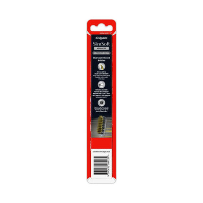 Colgate Slim Soft Advanced Charcoal Ultra Soft Toothbrush - 1 Pack