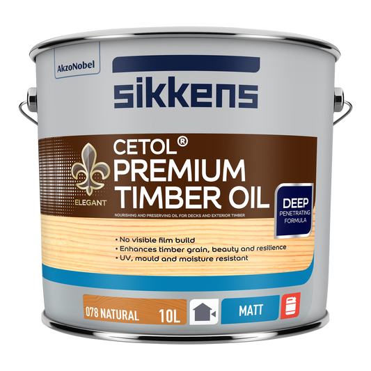 Sikkens Cetol Premium Timber Oil Natural - 10L
