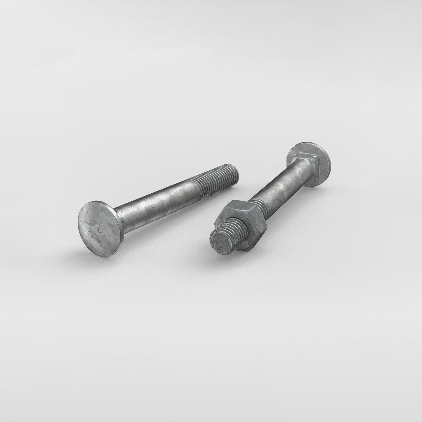 Zenith Cup Head Bolts & Nuts - 75mm - Hot Dip Galvanised - 25 Pack
