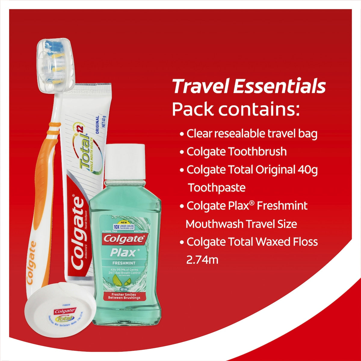 Colgate Travel Essentials Pack Each