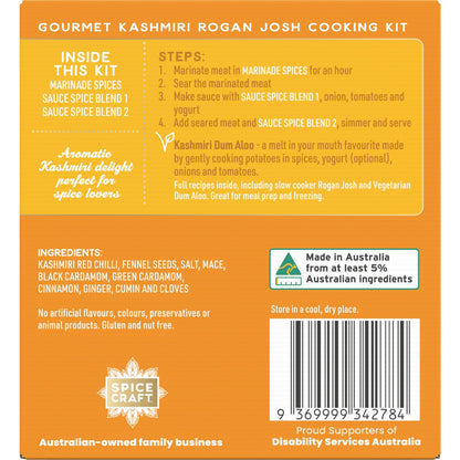 Spicecraft Gourmet Kashmiri Rogan Josh Cooking Kit 39g