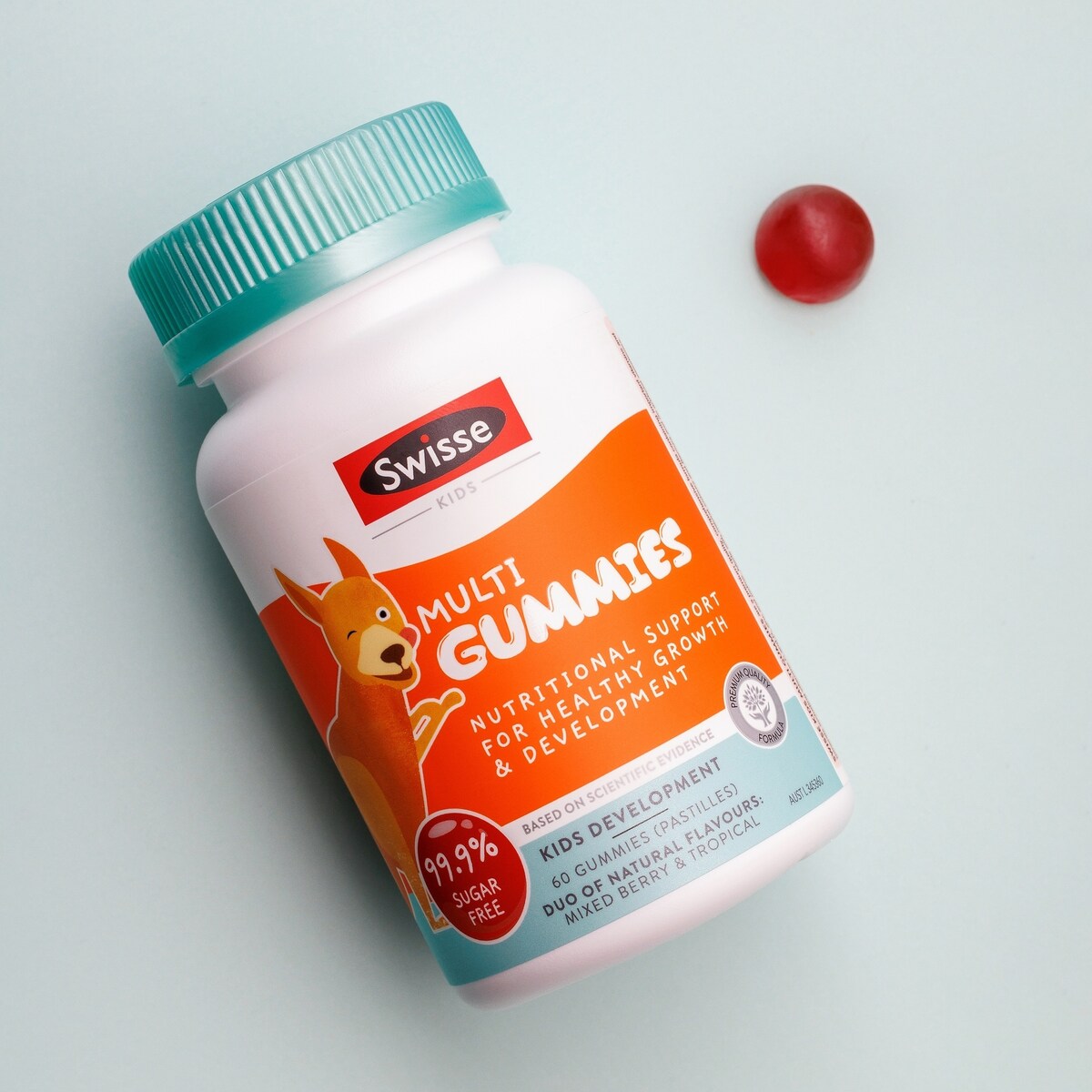 Swisse Kids Multi Gummies Mixed Berry & Tropical 120 pack