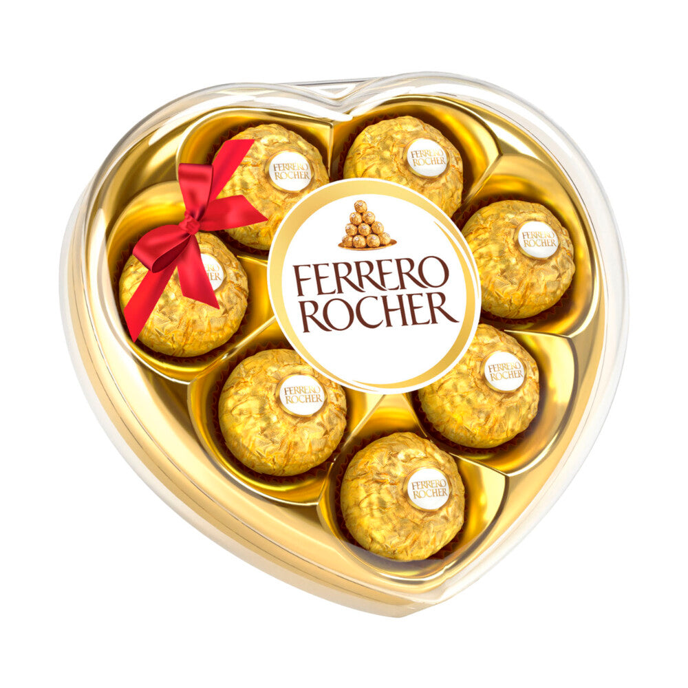 Ferrero Rocher Heart Chocolate Gift Box 8 Pieces - 100g