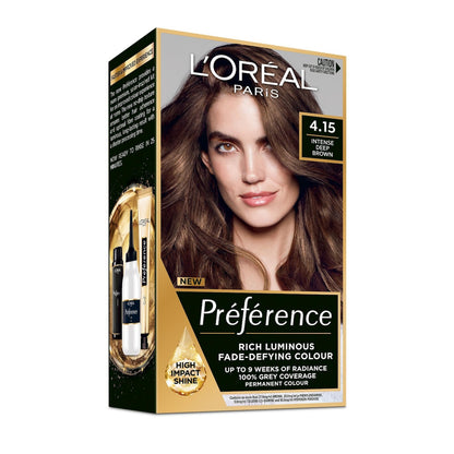 Loreal Paris Preference Hair Colour 4.15 Intense Deep Brown Each