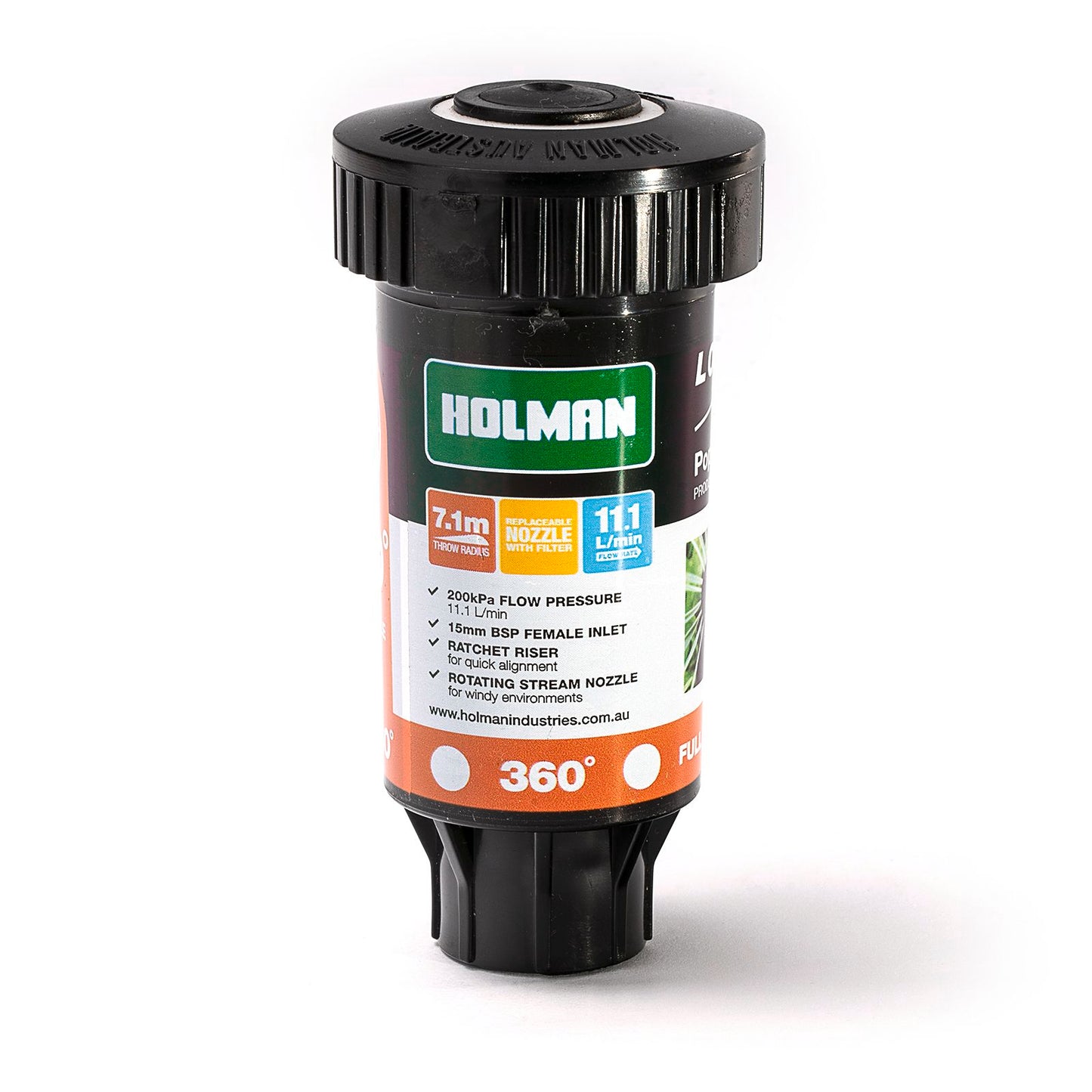 Holman Longstream Rotating Pop Up Sprinkler - 50mm - Full Circle