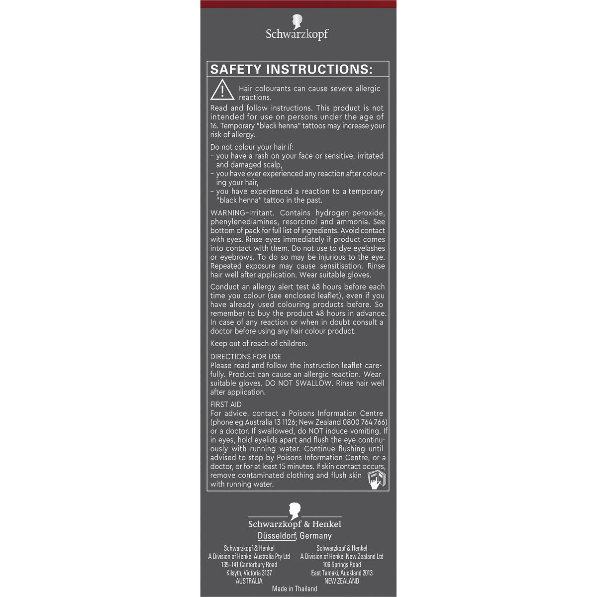 Schwarzkopf Brilliance Brown Hair Dye L75 Brown Sugar Hair Colour each