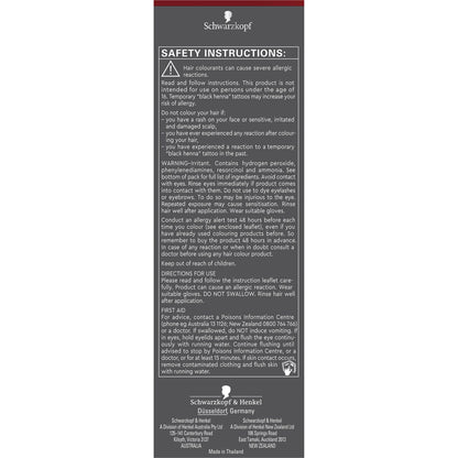 Schwarzkopf Brilliance Brown Hair Dye L75 Brown Sugar Hair Colour each