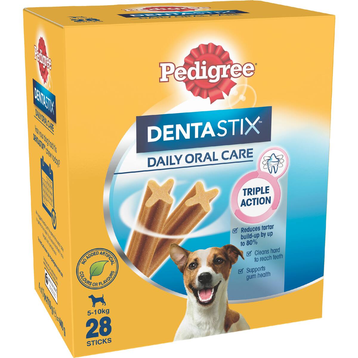 Pedigree Dentastix Small Dental Dog Treats Daily Oral Care Chews 28 Pack
