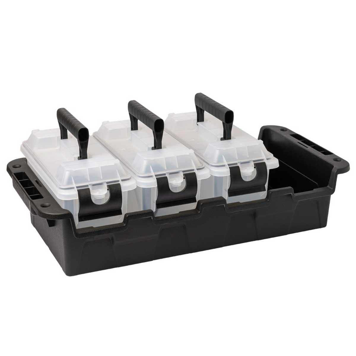 Greenmade Store All Multipurpose Storage Container 4 Pack - Clear, Stackable, Durable & Eco-Friendly