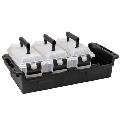 Greenmade Store All Multipurpose Storage Container 4 Pack - Clear, Stackable, Durable & Eco-Friendly