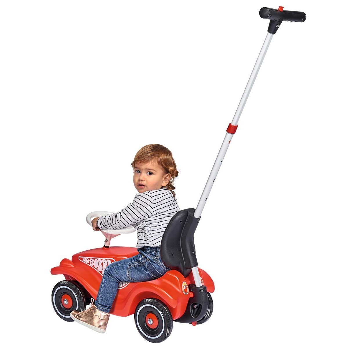 Big Bobby Car Classic Kids Ride-On Plastic Red German Made