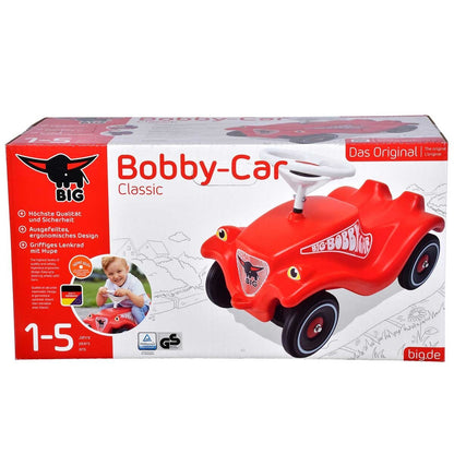 Big Bobby Car Classic Kids Ride-On Plastic Red German Made