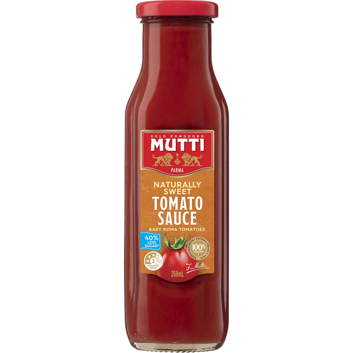 Mutti Baby Roma Naturally Sweet Tomato Sauce 268mL