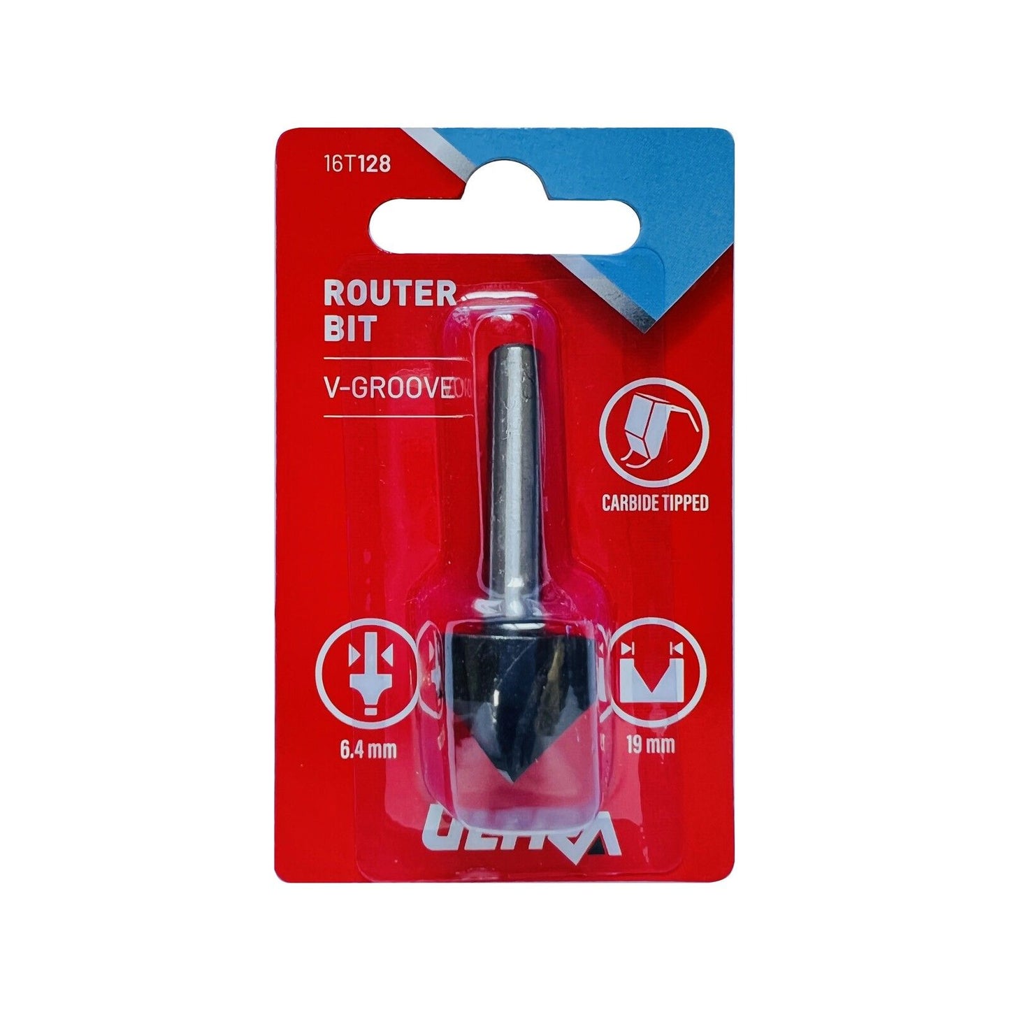 Ultra Router Bit - V Groove - 19mm