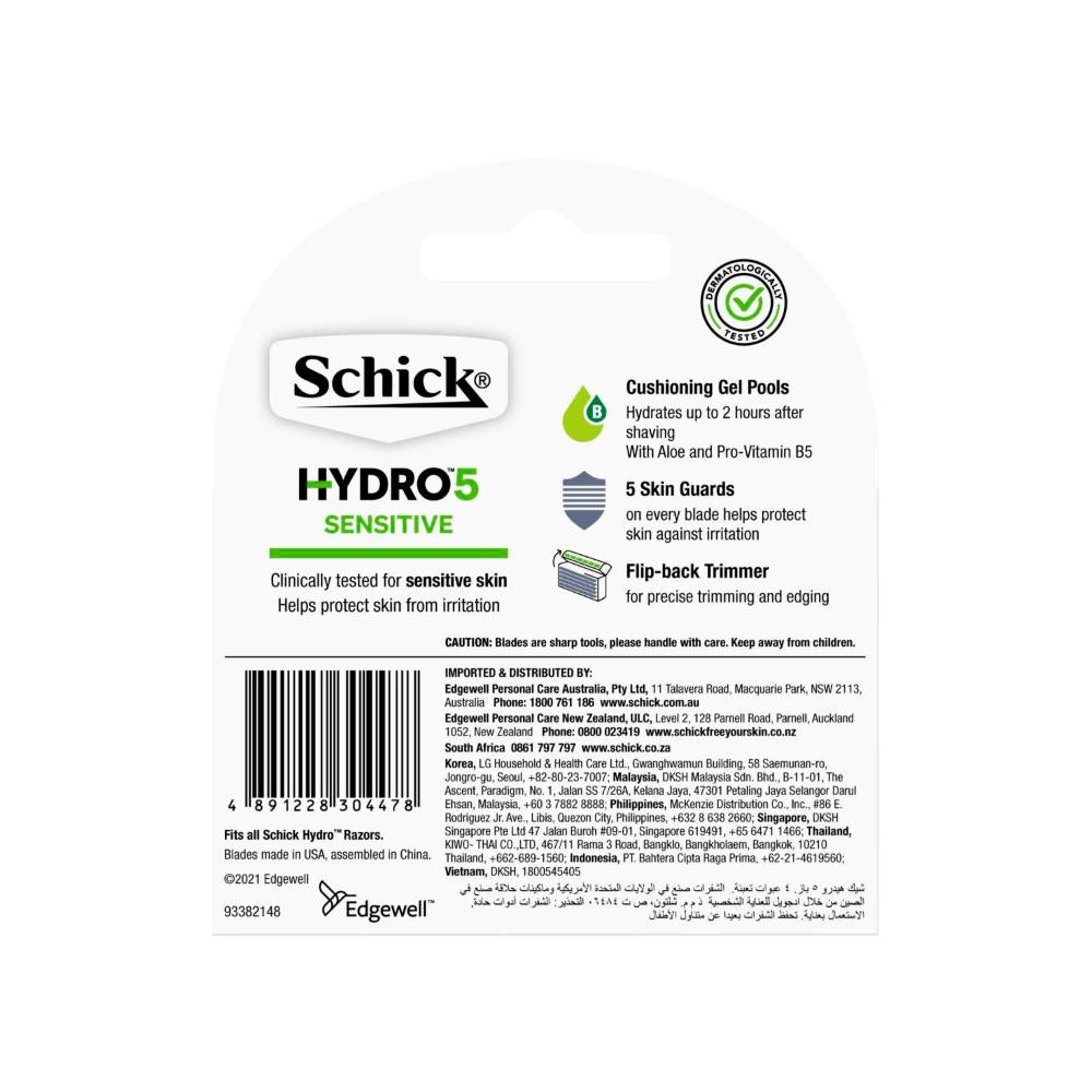 Schick Hydro 5 Sense Sensitive Refills - 4 Pack