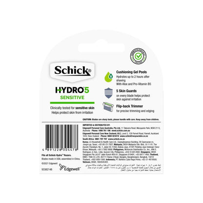 Schick Hydro 5 Sense Sensitive Refills - 4 Pack