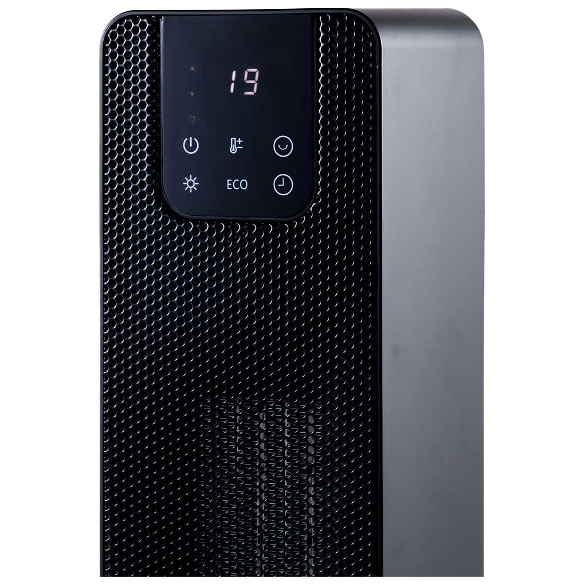 Goldair 2000W Ceramic Tower Heater GCT460 Black Oscillating