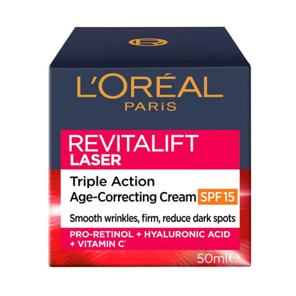 L'Oreal Revitalift Laser X3 SPF 15 Day Cream - 50mL