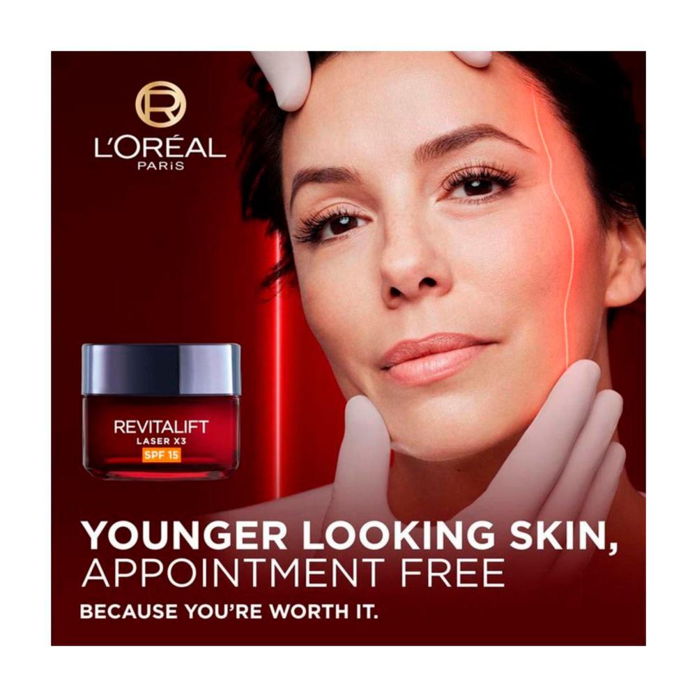 L'Oreal Revitalift Laser X3 SPF 15 Day Cream - 50mL