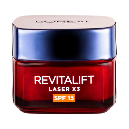 L'Oreal Revitalift Laser X3 SPF 15 Day Cream - 50mL
