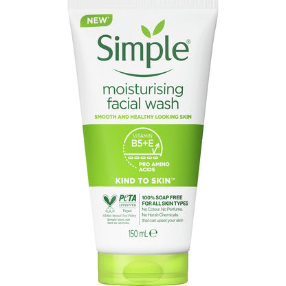 Simple Facial Wash Moisturising 150ml