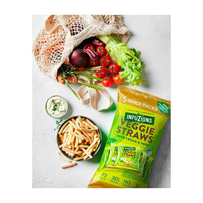Infuzions Veggie Straws 5x15g - 75g