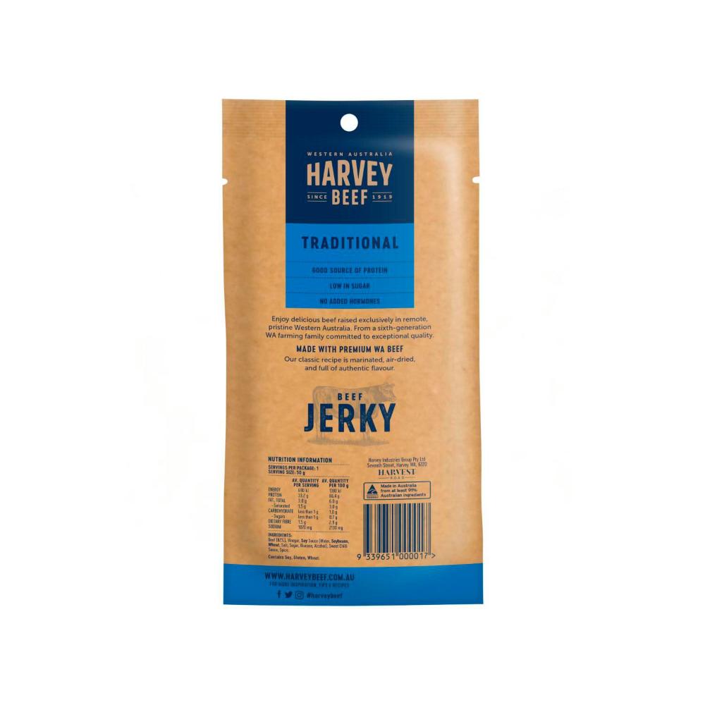 Harvey Beef Traditional Jerky - 50g